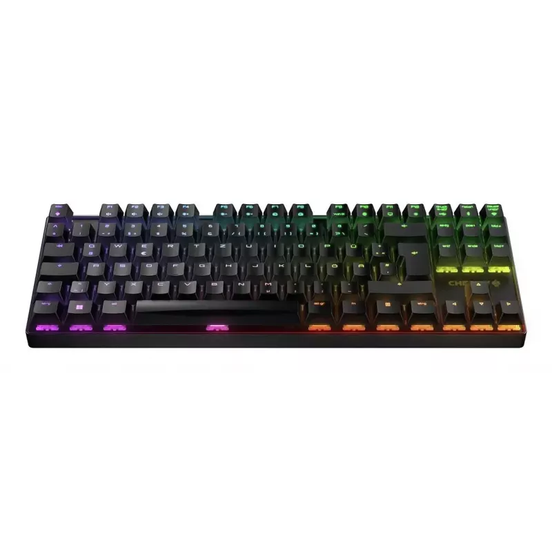 Teclado gaming CHERRY MX 8.2 TKL Wireless RGB USB + RF inalámbrico + Bluetooth QWERTZ alemán negro