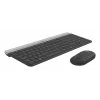 LOGITECH conjunto de teclado y ratón inalámbricos delgado Mk470 - Graphite - AZERTY francés