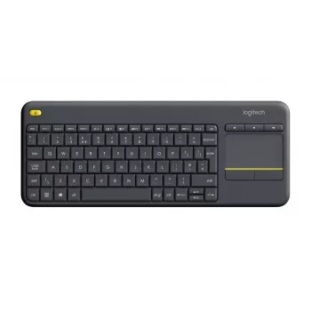 LOGITECH Wireless Touch teclado K400 Plus - negro - Español Qwerty