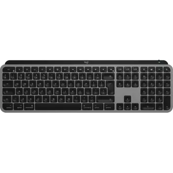 Teclado Logitech MX Keys S for Mac inalámbrico Bluetooth QWERTY aluminio negro