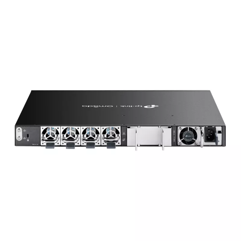 TP-Link Omada switch gestionado L3 apilable de 24 puertos Gigabit PoE+ con 4 ranuras 10G