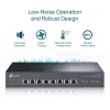 Switch no gestionado TP-Link TL-SX1008 8 puertos 10G sobremesa/rack