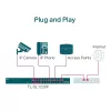 TP-Link switch no gestionado PoE+ de 24 puertos 10/100Mbps + 2 puertos Gigabit