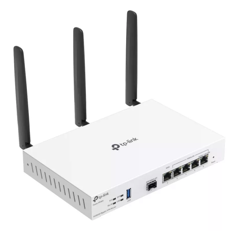 TP-Link FESTA FR365 router inalámbrico Gigabit Ethernet Dual-Band (2,4 GHz + 5 GHz o 2,4 GHz + 6 GHz) blanco