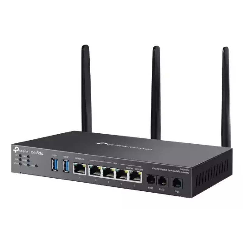 TP-Link Omada AX3000 router WLAN Gigabit Ethernet Dual-Band (2,4 GHz / 5 GHz) negro