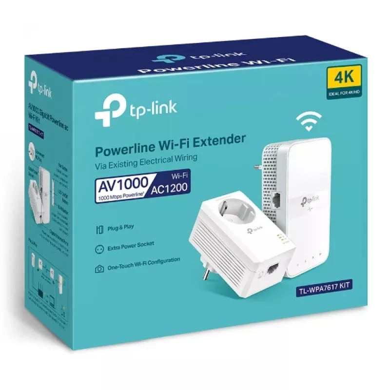 TP-Link TL-WPA7619 KIT 1000 Mbit/s Ethernet LAN Wi-Fi blanco 2 uds.
