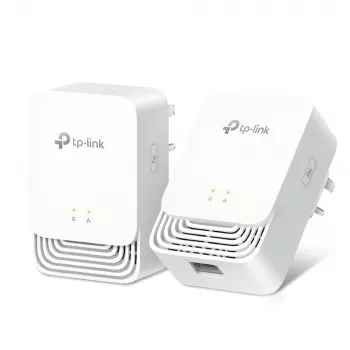 TP-Link G.hn1200 Powerline Kit, 607 Mbit/s, Gigabit Ethernet, 10,100,1000 Mbit/s, HomePlug AV2, 300 m, blanco