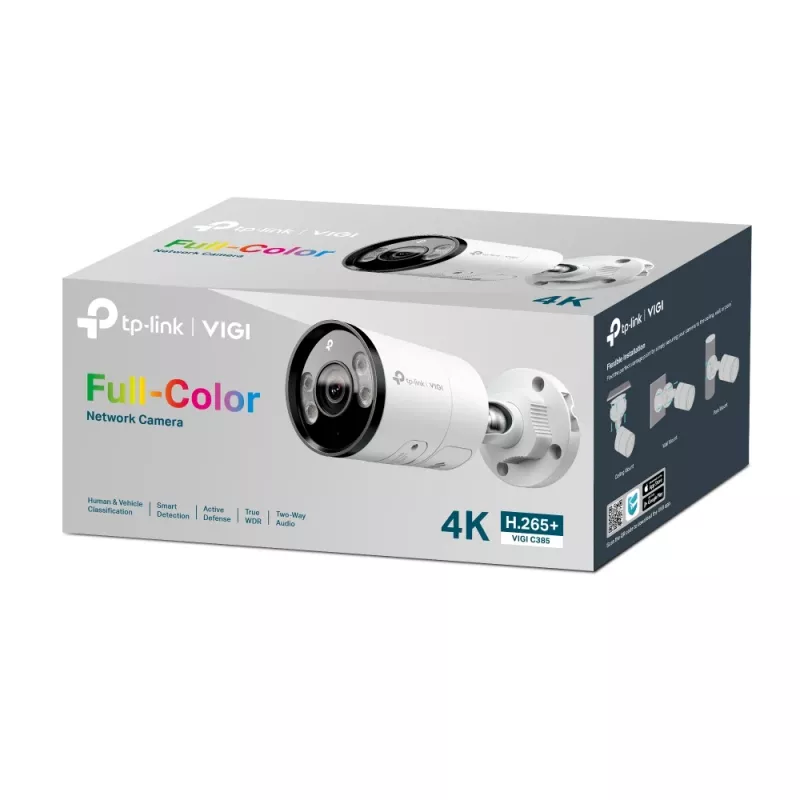TP-Link VIGI C385 cámara de seguridad IP tipo bala exterior 3840 x 2160 píxeles pared