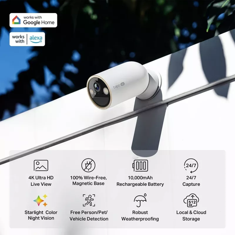 Cámara de vigilancia IP TP-Link Tapo C460 3840 x 2160 píxeles