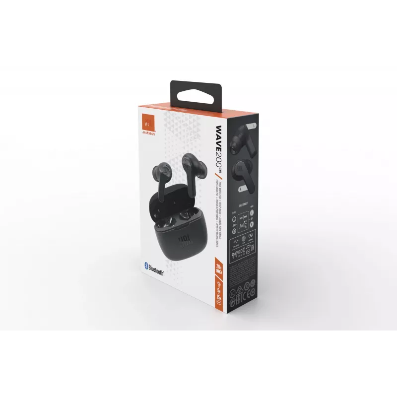 Auriculares JBL Wave 200 TWS NEGRO