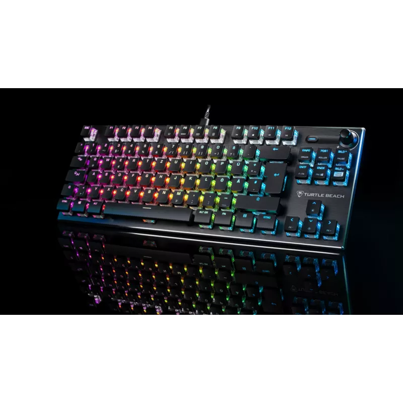 Turtle Beach Vulcan TKL Teclado Gaming USB QWERTZ Alemán Negro