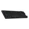 Teclado gaming LOGITECH G Pro X TKL Lightspeed - Bluetooth - negro alemán - Qwertz - Tactile