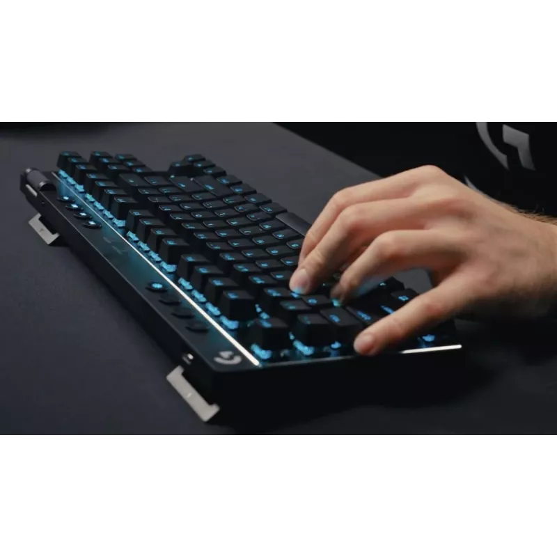 Teclado gaming LOGITECH G Pro X TKL Lightspeed - Bluetooth - negro alemán - Qwertz - Tactile