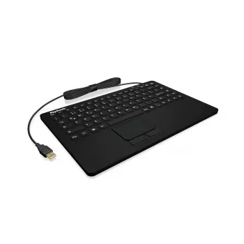 Teclado KeySonic KSK-3230IN (DE) universal USB QWERTZ alemán negro
