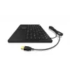 Teclado KeySonic KSK-3230IN (DE) universal USB QWERTZ alemán negro