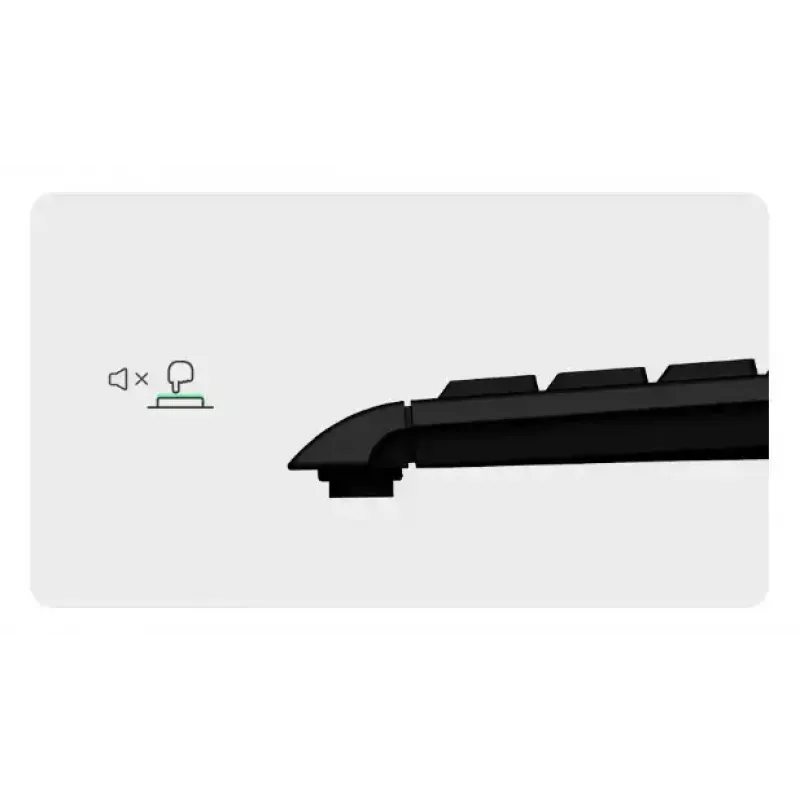 Teclado KeySonic KSK-3011ELC (DE) home USB QWERTZ alemán negro