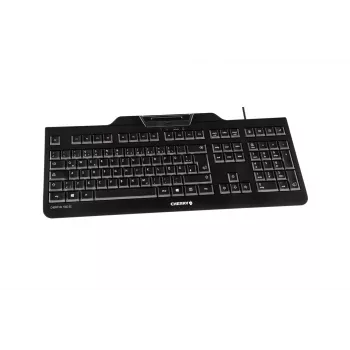 Teclado de oficina CHERRY KC 1000 SC USB QWERTY US English negro