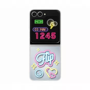 Funda para móvil Samsung EF-ZF741CTEGWW 17 cm (6.7 pulgadas) funda transparente