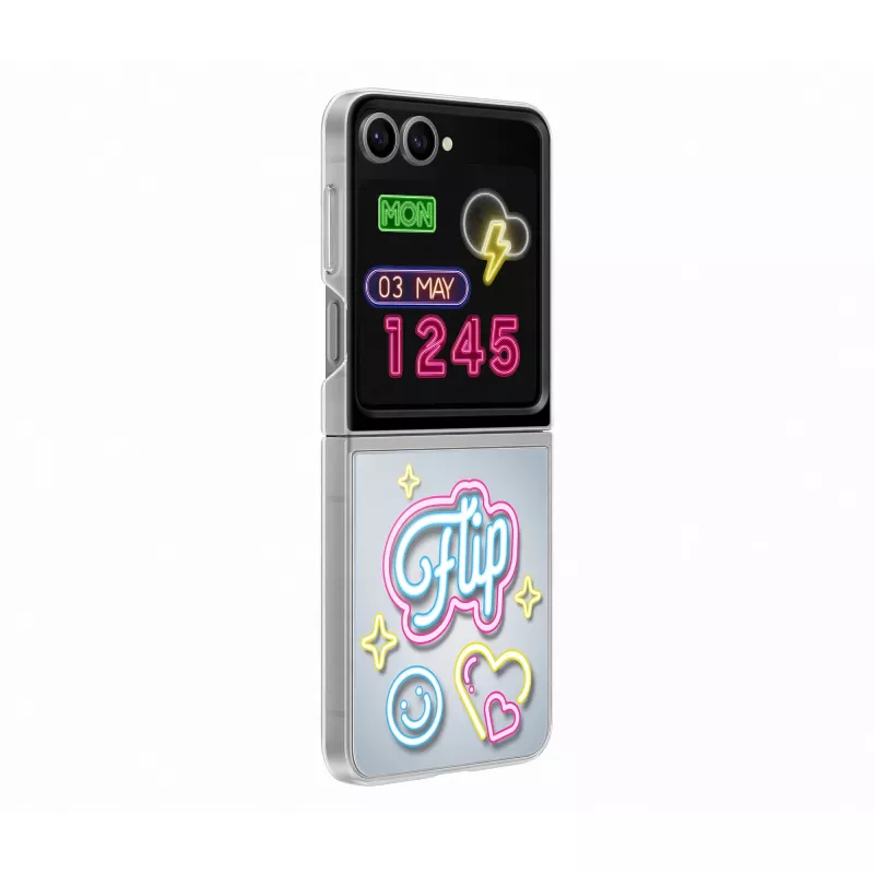Funda para móvil Samsung EF-ZF741CTEGWW 17 cm (6.7 pulgadas) funda transparente