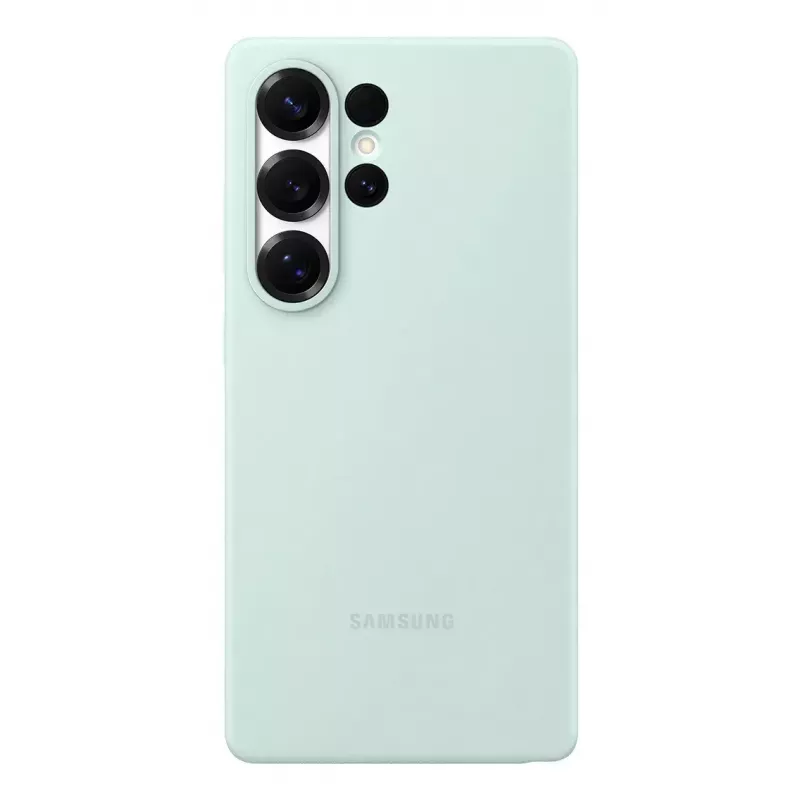 Funda de silicona Samsung Galaxy S25 Ultra color menta