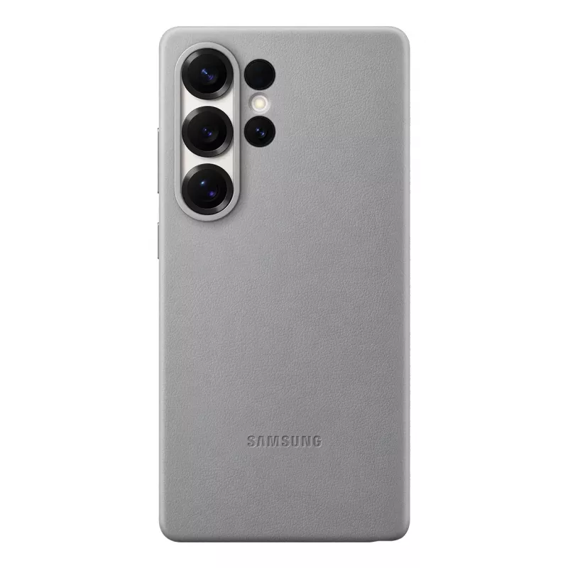 Samsung Funda de piel sintética Kindsuit para Galaxy S25, Funda, Samsung, Galaxy S25 Ultra, 17,5 cm (6,9 pulgadas), Gris