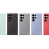 Funda Samsung Galaxy S25 Ultra Funda de silicona Rojo Monocromático