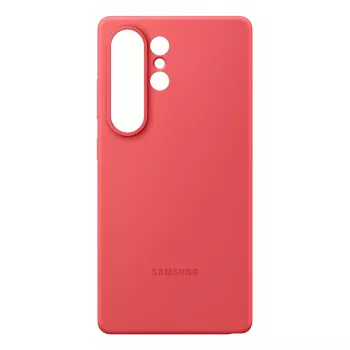 Funda Samsung Galaxy S25 Ultra Funda de silicona Rojo Monocromático