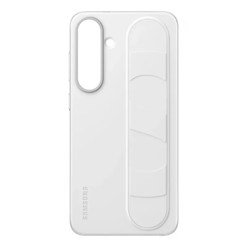 Samsung Standing Grip Case para Galaxy S25+, Funda, Samsung, Galaxy S25+, 17 cm (6,7 pulgadas), Blanco