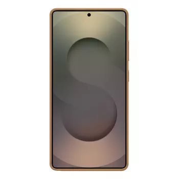 Samsung EF-VS938 Kindsuit funda de piel sintética para Galaxy S25 Ultra, camel (marrón)