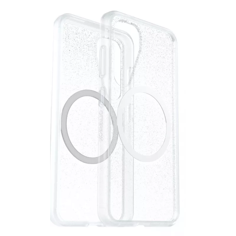 Samsung Otterbox React Case con imanes para Galaxy S25, Funda, Samsung, Galaxy S25, 15,8 cm (6,2 pulgadas), Negro, Transparente