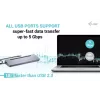 i-tec USB-C Estación de acoplamiento metálica ergonómica 3x 4K Display + Power Delivery 100 W