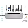 i-tec USB-C Estación de acoplamiento metálica ergonómica 3x 4K Display + Power Delivery 100 W