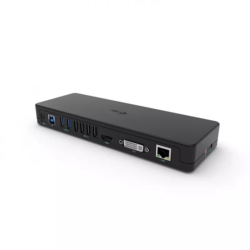i-tec USB 3.0 / USB-C Estación de acoplamiento doble pantalla HDMI DVI + VGA