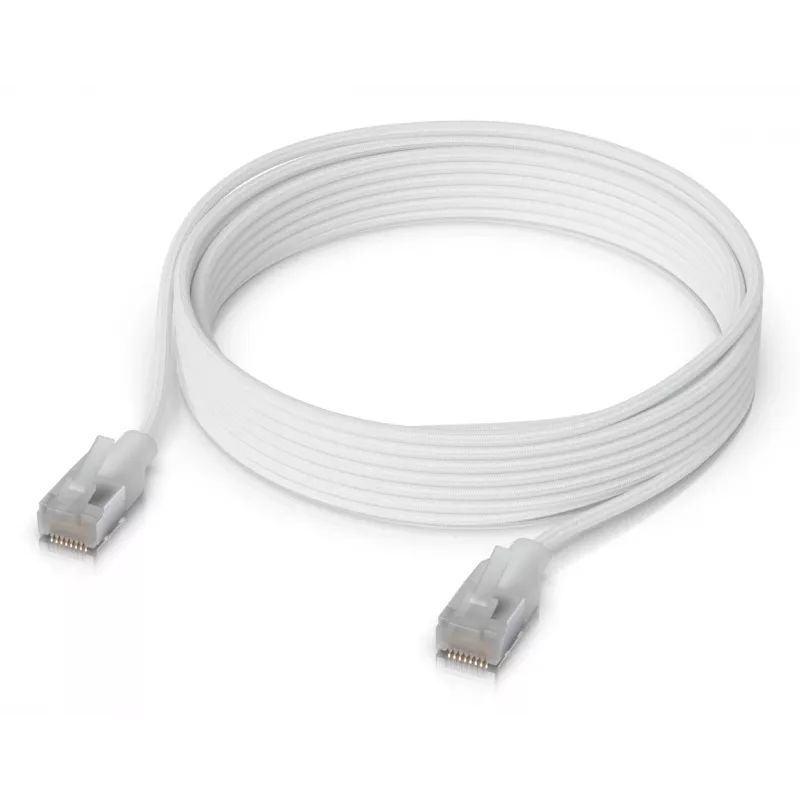 Ubiquiti UniFi Etherlighting Cable de conexión, 5 m, Cat6, blanco (UACC-Cable-Patch-EL-5M-W)