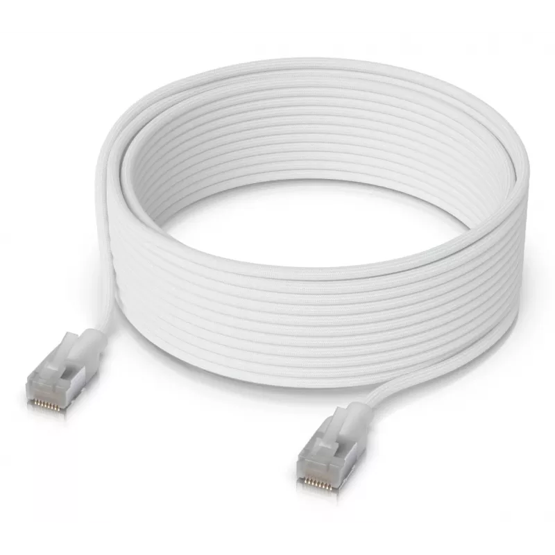 Ubiquiti UniFi Etherlighting Cable de conexión, 12 m, Cat6, blanco (UACC-Cable-Patch-EL-12M-W)