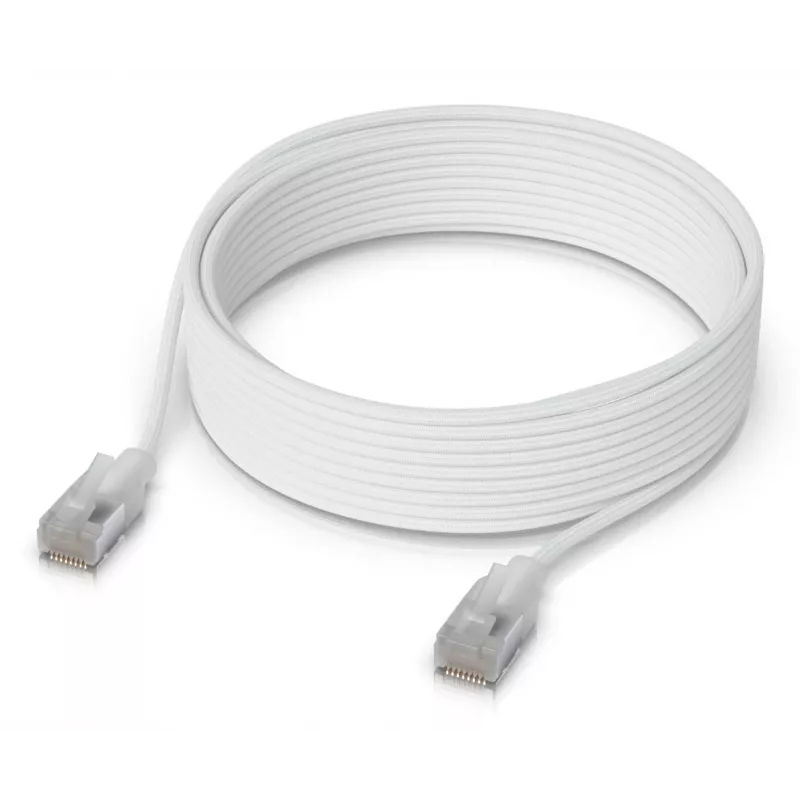 Ubiquiti UniFi Etherlighting Cable de conexión, 8 m, Cat6, blanco (UACC-Cable-Patch-EL-8M-W)