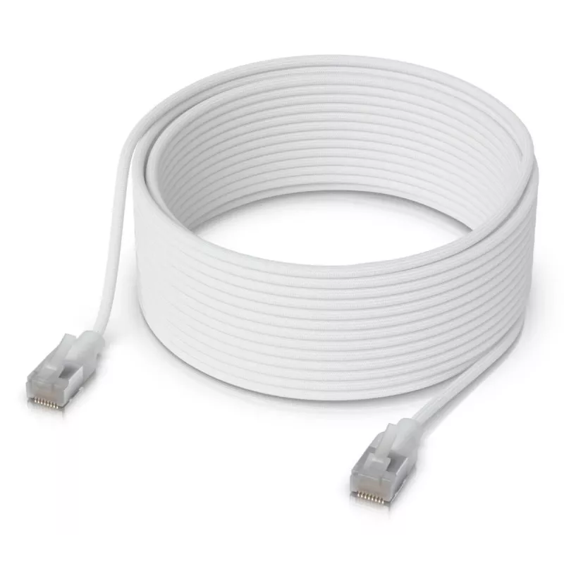 Ubiquiti UniFi Etherlighting cable de conexión, 15 m, Cat6, blanco (UACC-Cable-Patch-EL-15M-W)