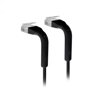UBIQUITI NETWORKS UniFi Cable de parcheo CAT6 - RJ45 - Negro - 1m