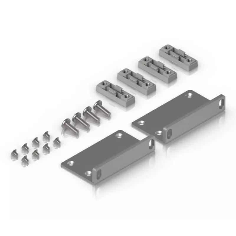Kit de montaje Ubiquiti UACC-Rack-Ear-2U Acero galvanizado Gris
