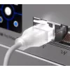 Cable de red UBIQUITI UACC-Cable-Patch-EL-3M-W – Cat6, 3 m, 2,5 GbE, PoE++ (4PPoE), blanco