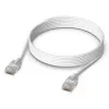 Cable de red UBIQUITI UACC-Cable-Patch-EL-3M-W – Cat6, 3 m, 2,5 GbE, PoE++ (4PPoE), blanco