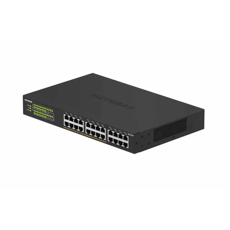 NETGEAR GS324P Unmanaged Gigabit Ethernet (10/100/1000) Power over Ethernet (PoE) 1U Negro