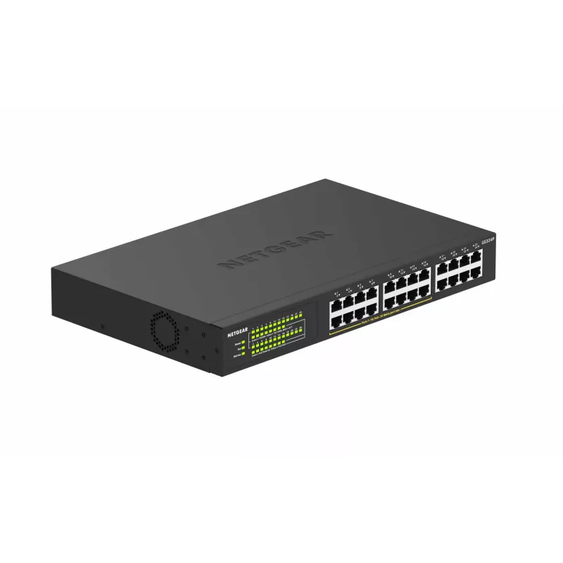 NETGEAR GS324P Unmanaged Gigabit Ethernet (10/100/1000) Power over Ethernet (PoE) 1U Negro