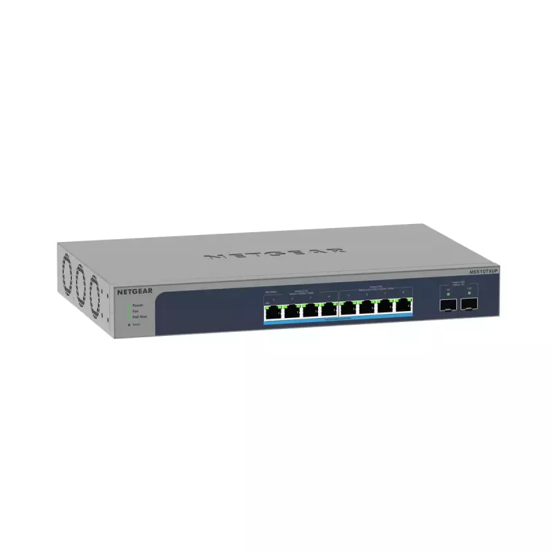 NETGEAR MS510TXUP Switch de red Managed L2/L3/L4 10G Ethernet (100/1000/10000) Power over Ethernet (PoE) Gris, Azul