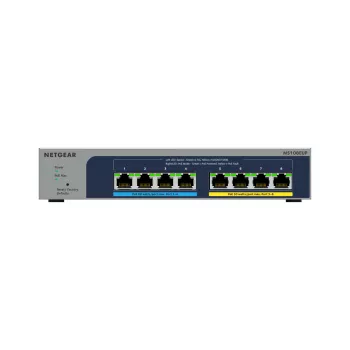 NETGEAR Switch Ethernet Plus Multi-Gigabit (2,5G) Ultra60 PoE++ de 8 puertos Managed L2/L3 2.5G Ethernet (100/1000/2500) Power over Ethernet (PoE) Gris
