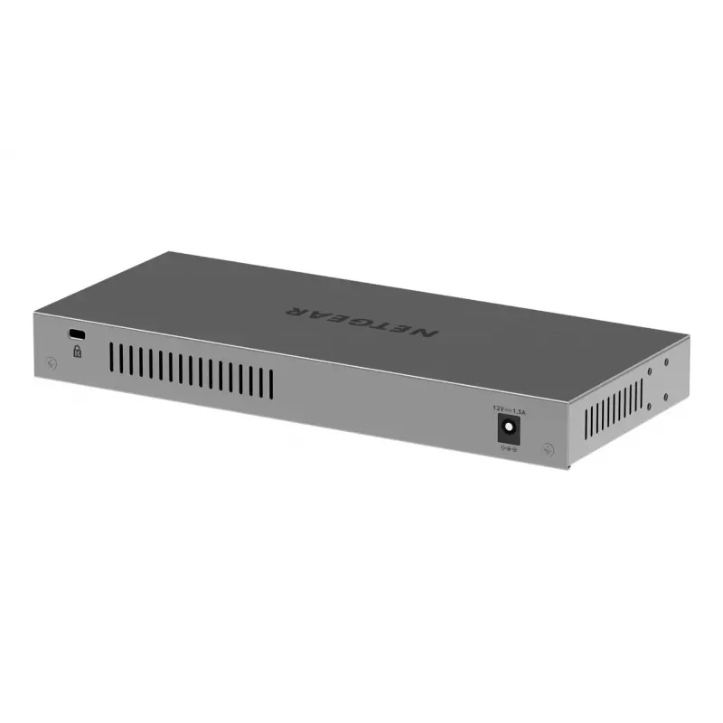 NETGEAR GS108MX-100EUS Switch de red no gestionado L2 Gigabit Ethernet (10/100/1000) Montaje en escritorio/pared
