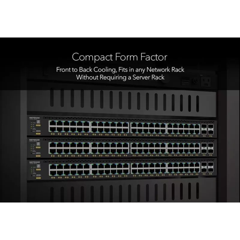 Switch gestionado NETGEAR M4350-32F8V L3 1040 Gbit/s 1U