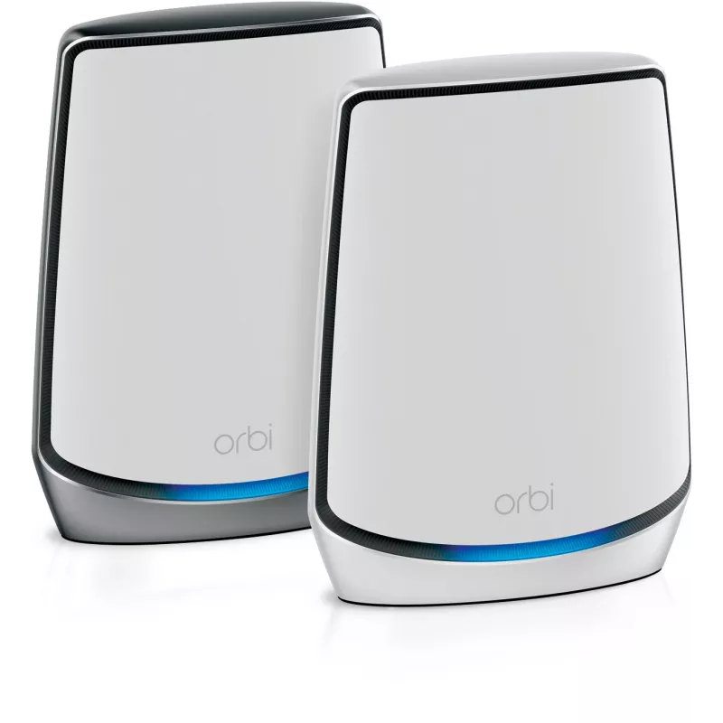 NETGEAR Orbi RBK852 AX6000 WiFi 6 Sistema Mesh Tri-Banda (2,4 GHz / 5 GHz / 5 GHz) Wi-Fi 6 (802.11ax) Gris, Blanco 8 Interno