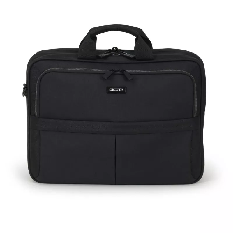DICOTA Top Traveller Scale - Funda para portátil 14-15,6 pulgadas - Negro / PET reciclado 600d