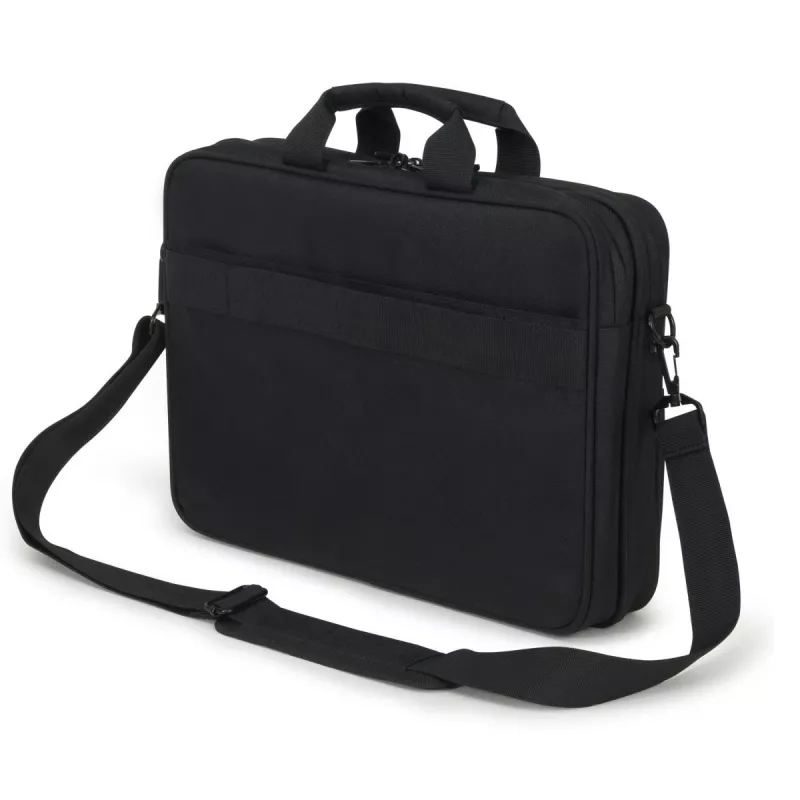 DICOTA Top Traveller Scale - Funda para portátil 12-14.1 pulgadas - Negro / PET reciclado 600d